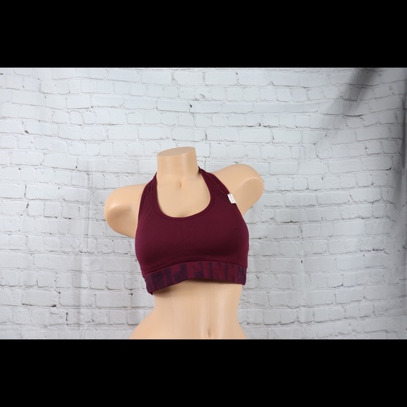 VS Pink Wireless Halter Neck Cool & Comfy Bra - Picture 3 of 8